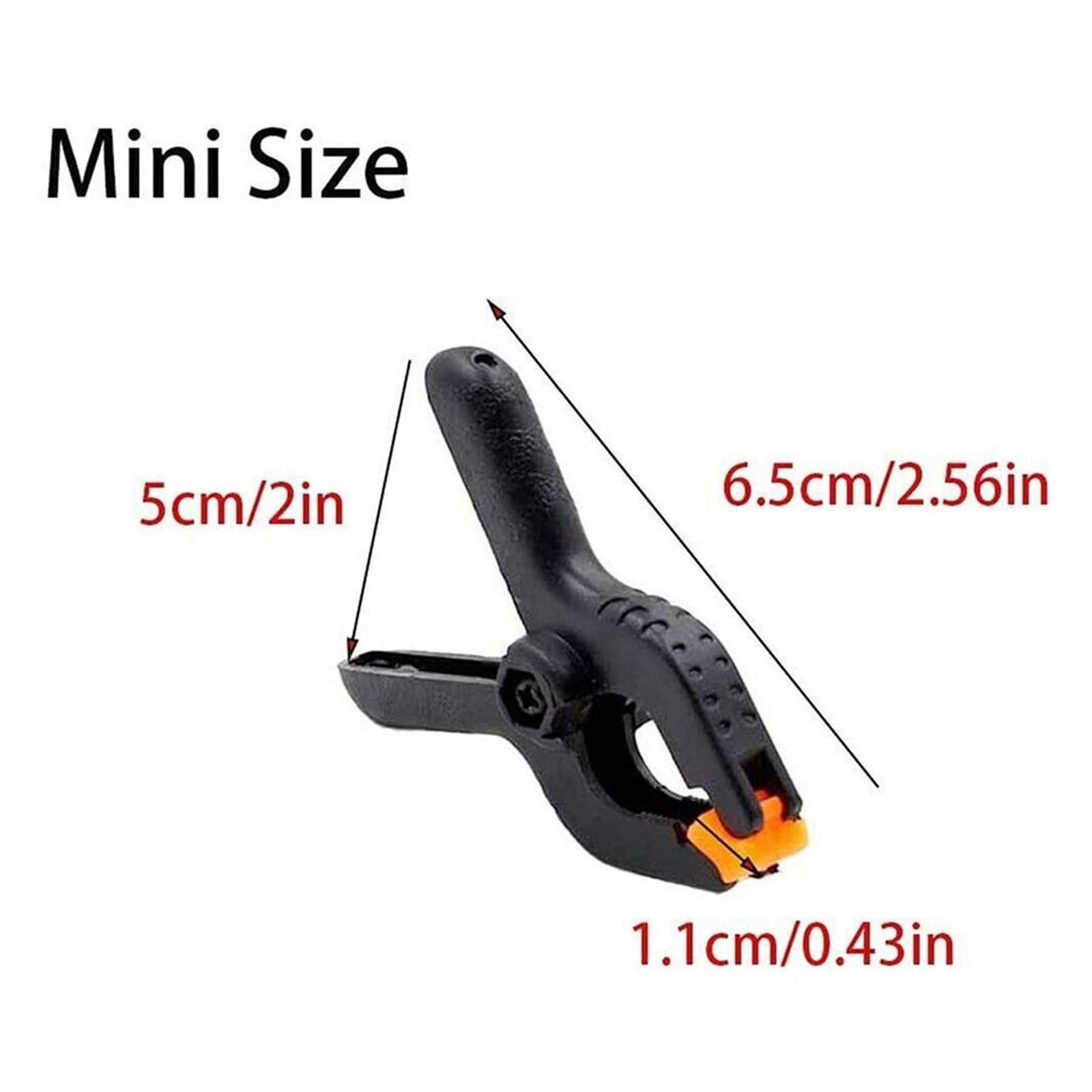 Hochleistungs-Clips 5/10/20 Stück 2 Zoll verstellbare Nylon-Federklemmen