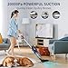 Aspiron 6-in-1 Corded Stick Vacuum Cleaner, 20KPa Handheld Carpet Cleaner with 1L Capacity, 10M Cable, 600 W Handheld Vacuum Cleaner for Sofas, Carpet, Tiles