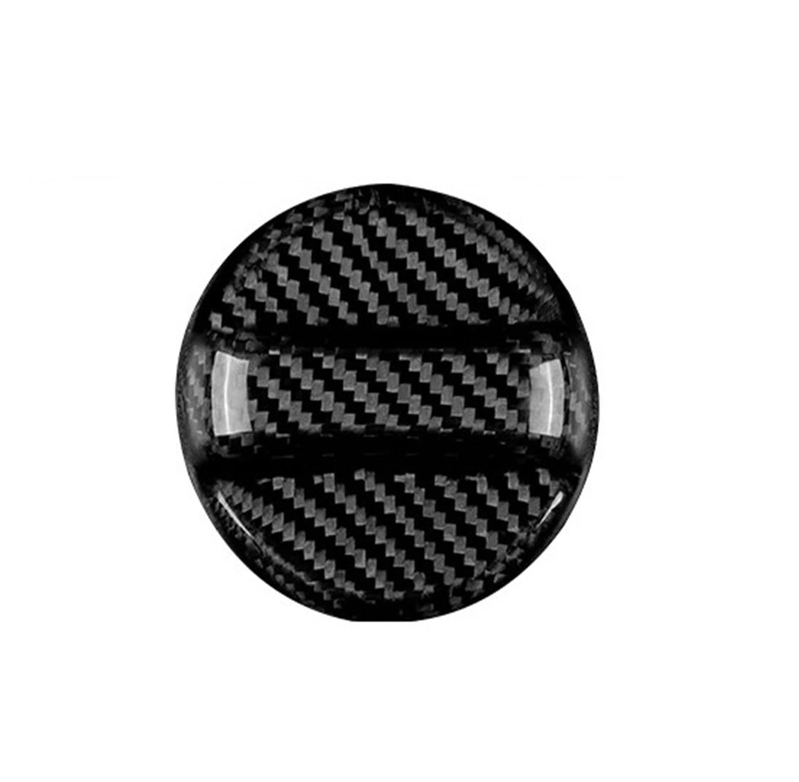 Car Interior Moulding Trim for Subaru for BRZ for WRX for STI XV Universal Car Fuel Tank Cap Trim Red Color Real Hard Carbon Fiber Sticker Interior Accessories(Black)