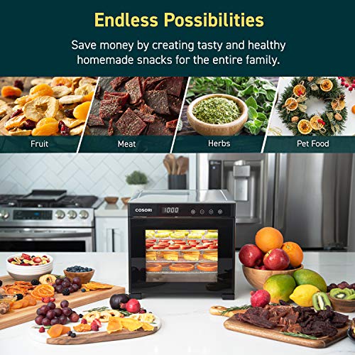 COSORI Food Dehydrator (50 Recipes) for Jerky, Fruit, Meat, Dog Treats, Herbs, Yogurt and Vegetables, Dryer Machine with… - Image 5