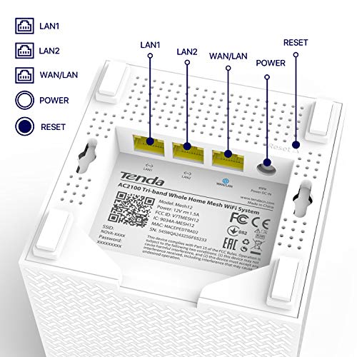Tenda-Sistema-Nova-Mesh-MW12-Router-WiFi-para-Todo-el-Hogar-Paquete-3-Mu-Mimo-Seamless-Roaming-Fast-Ethernet-Control-Parental-Funciona-con-Alexa