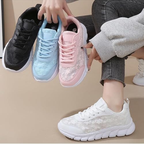 Women's Luxurious Orthopedic Sneakers for Women Lace Print Hollow Mesh OrthopedicSneakers3