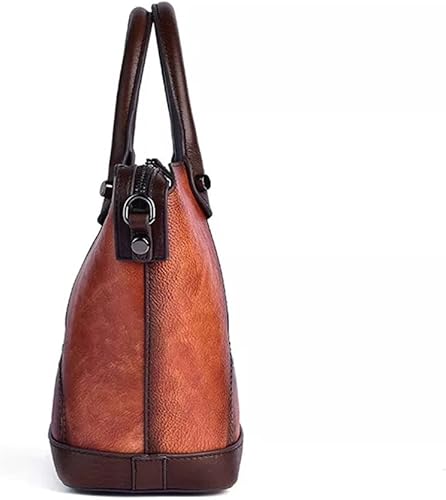 Miniatura 4 de Bolso de mano para mujer, bolso de hombro de gran capacidad con relieve vintage floral vintage