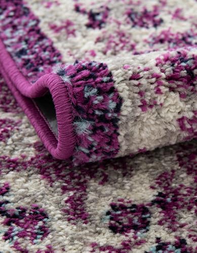 Tapete rectangular Rugs.com 8x10 pies morado miniatura 6