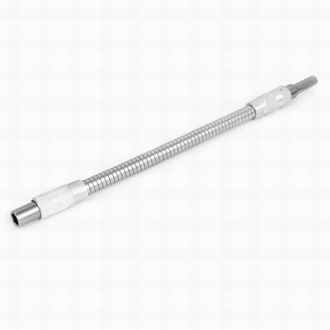 MariaP 7mm Drive Flexible Socket Extension Bar Ratchet Flex Tool Silver