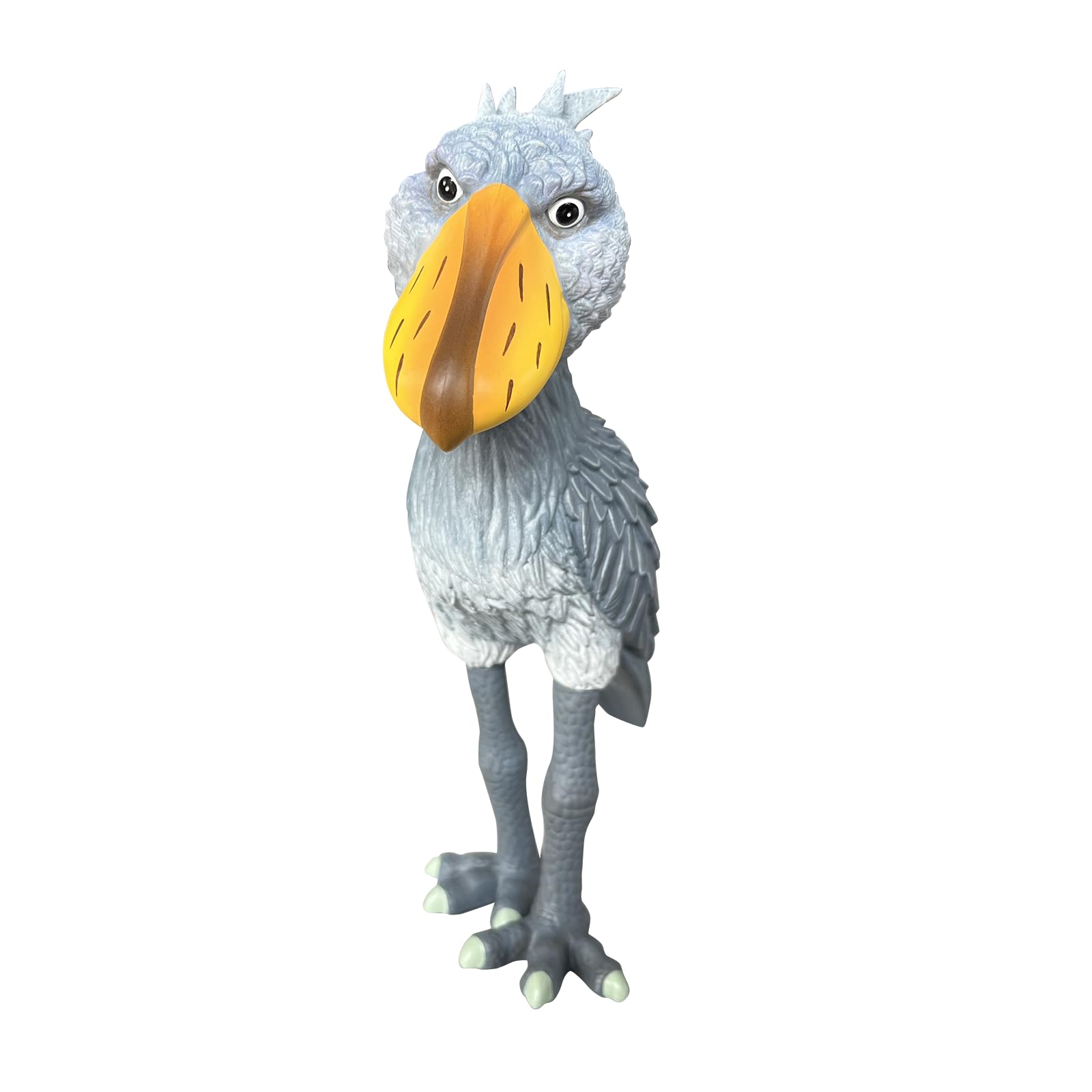 Statue oiseau grand bec gris idée cadeau passionnés ornithologie