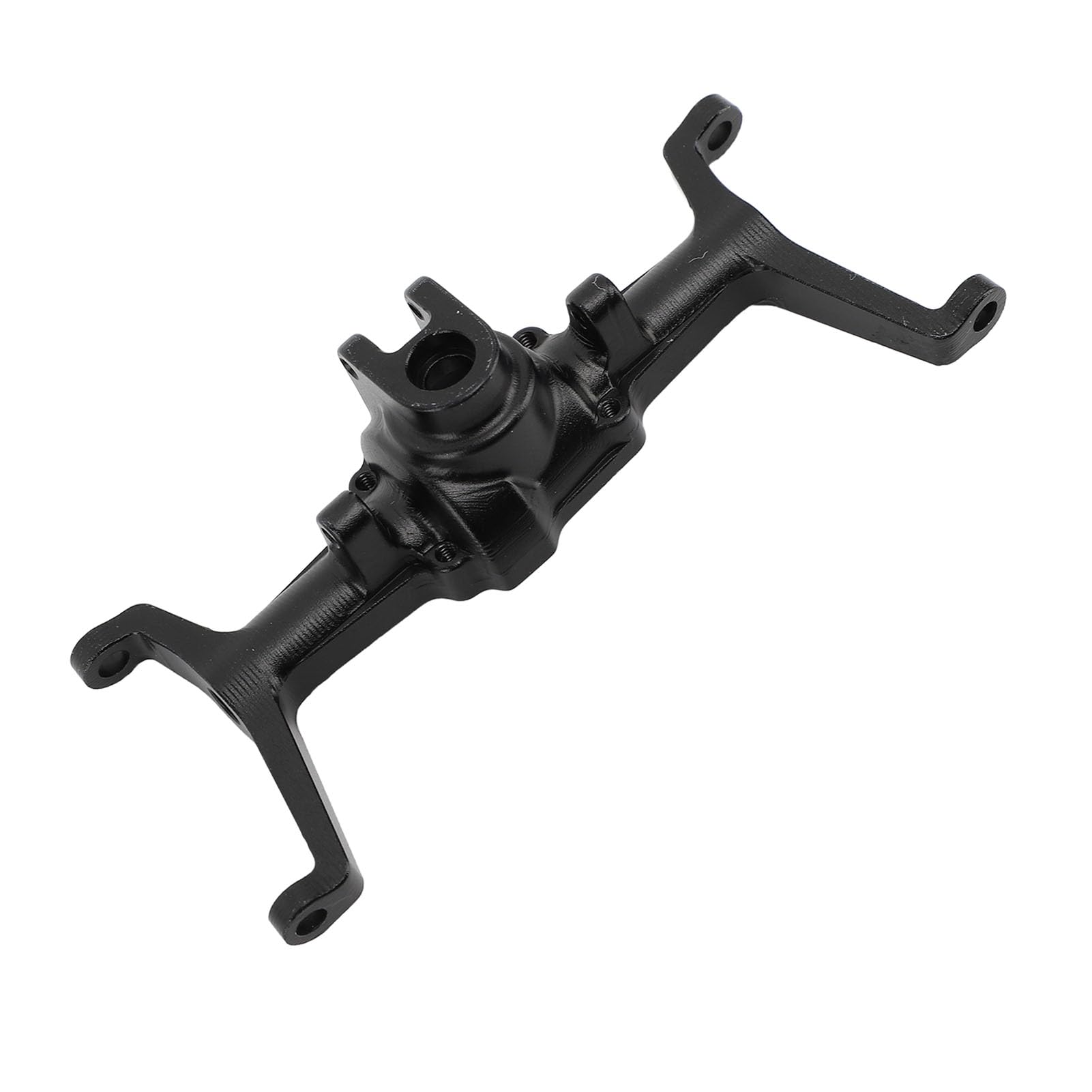 Obudowa przedniego pokładu samochodu RC, poszerzona obudowa przedniego pokładu ze stopu aluminium do samochodu crawler RC HOBBYPLUS 1/18 4WD CP18P, zapewniająca zwiększoną stabilność i (czarny)
