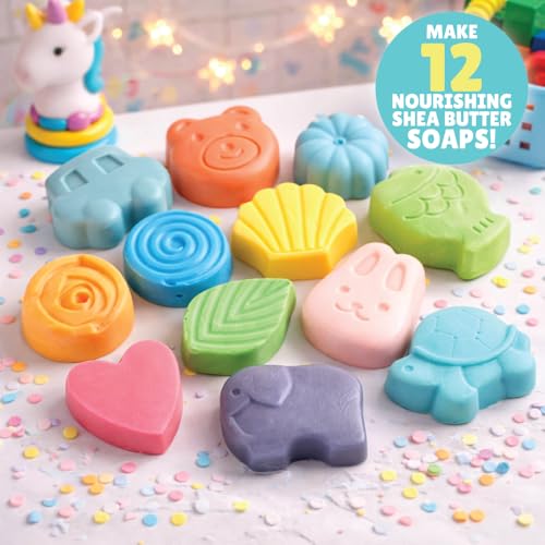 Image of Kalakaram Kids Soap Making Kit - DIY Craft & Activity Set for Kids (Ages 6-12) with Molds, Colors, and Educational Fun - Creative Birthday Gift for Boys & Girls