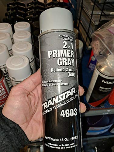 TRANSTAR 2-in-1 Primer Gray AEROSOL TRE4603 TRA4603 Automotive COATINGBRAND New Z66405
