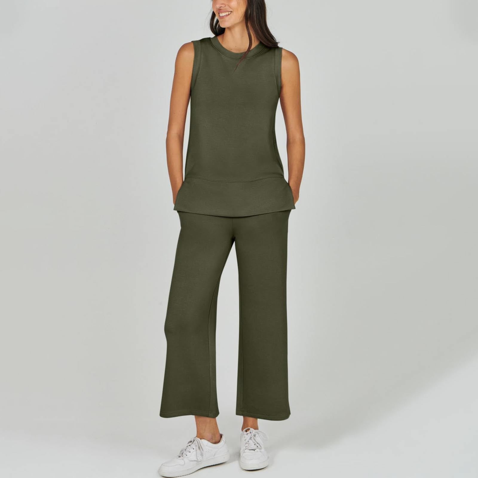 Conjunto Deportivo de 2 Piezas para Mujer Casual y Pantalones Chndalropa Mujer Primavera veranoEntallado y estilizado