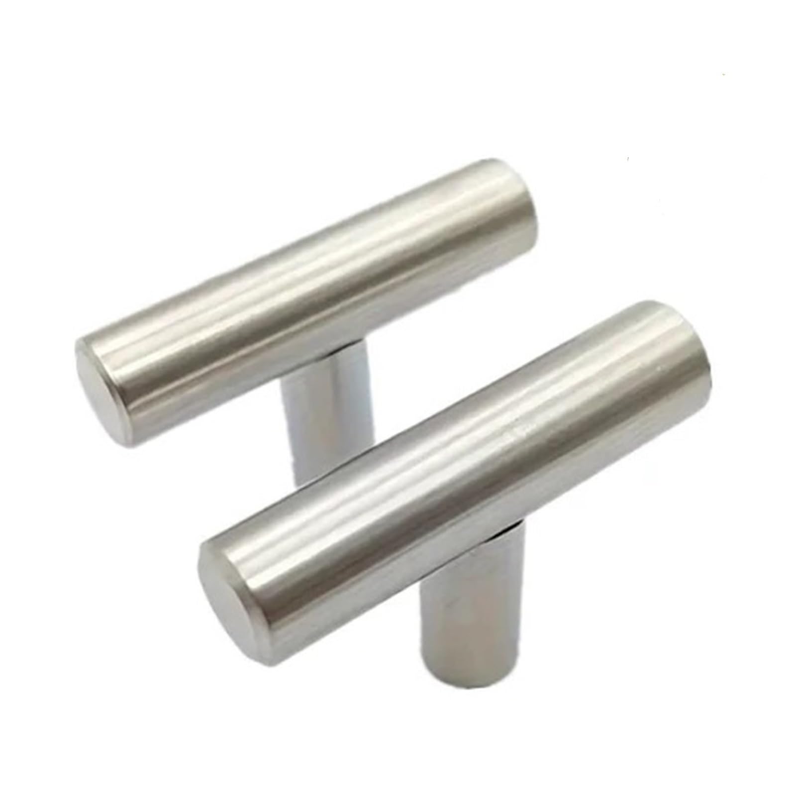 Gkirqvpe Single-Silver Cabinet Knobs, Pack Of 10 Stainless Steel Cabinet And Drawer Handle For Kitchen Bathroom Multicolor(Single-Silver)