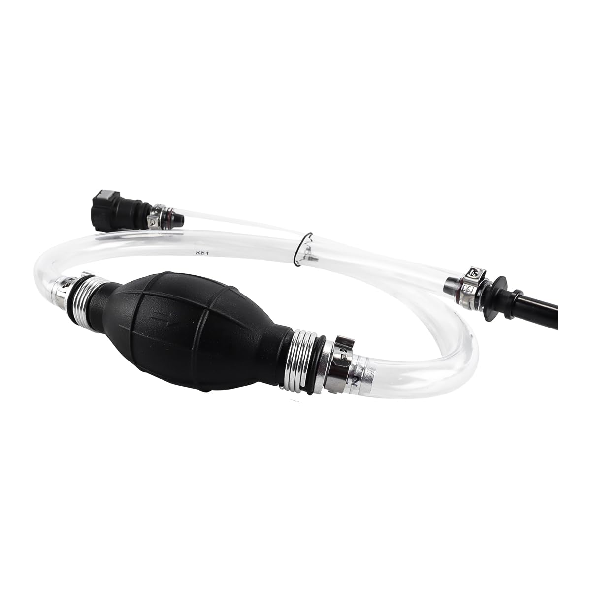 Herramienta de purga y cebado de combustible diésel con tubo de aceite, purgador de cebado manual compatible con vehículos Land Rover, Jaguar y Volvo. Herramienta de combustible para.