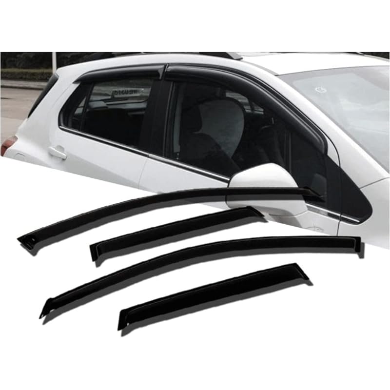 Window Visors 4pcs Window Rain Guards Out Channel Side Window Wind