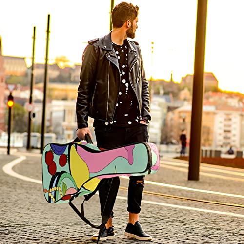Étui de protection rembourré pour guitare acoustique classique Motif géométrique Multicolore, Multicolore 03., 42.9×16… - Les Beatles, Paul McCartney, John Lennon, RIngo Starr, George Harrison Étui de protection rembourré pour guitare acoustique classique Motif géométrique Multicolore, Multicolore 03., 42.9x16… – Image 7