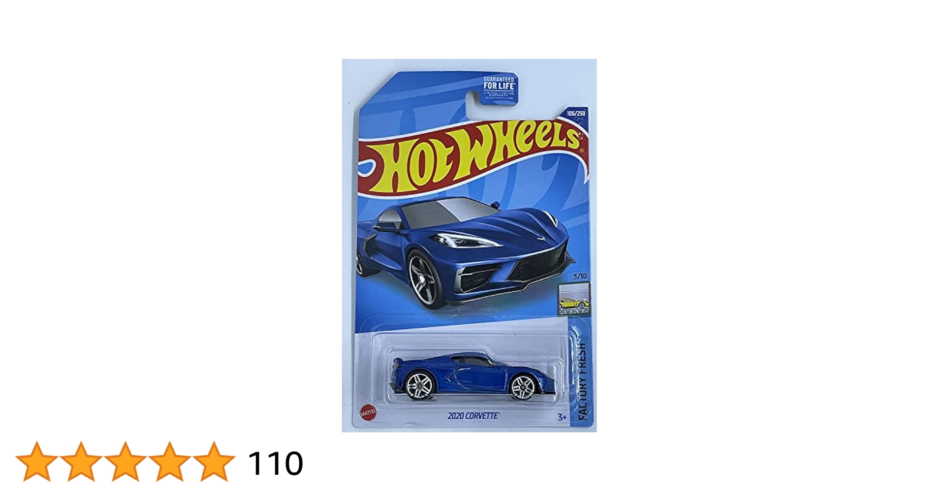 HOT WHEELS  コルベット Amazon.com: Hot Wheels Toy Car, RC C8 Corvette in 1:64 Scale
