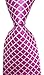 Elfeves Men Purple Lilac Fashion Tie Stylish Handmade Necktie Great For Groom