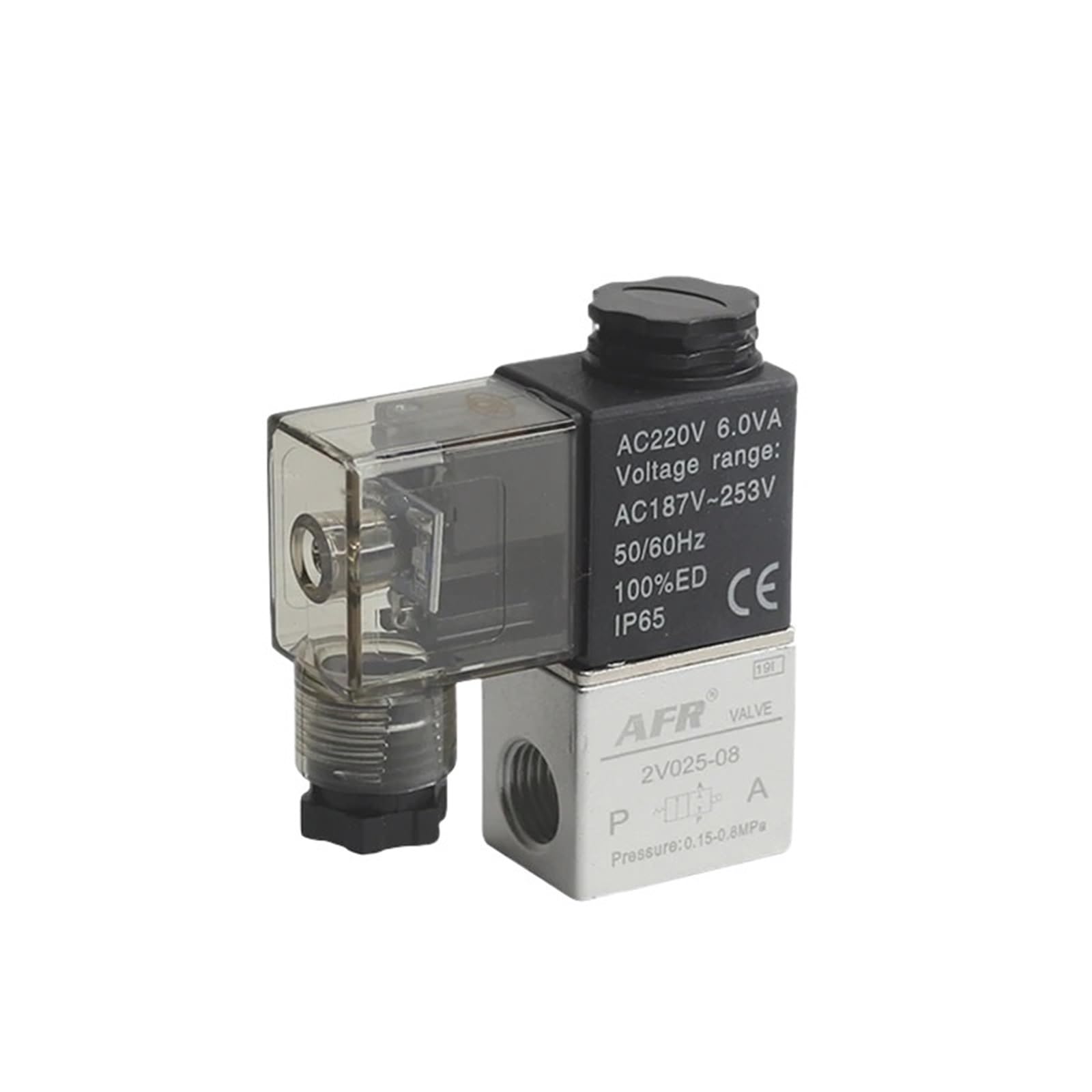 Vanne pneumatique 2V025-08 24V : automatisme précis pour circuits d'air