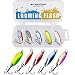 thkfish Fishing Lures Fishing Spoons Lures Trout Lures for Trout Pike bass Crappie Walleye 1/5oz 5pcs