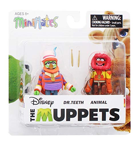 DIAMOND SELECT TOYS Muppets Minimates Series 2 Dr. Teeth & Animal Diamond Select