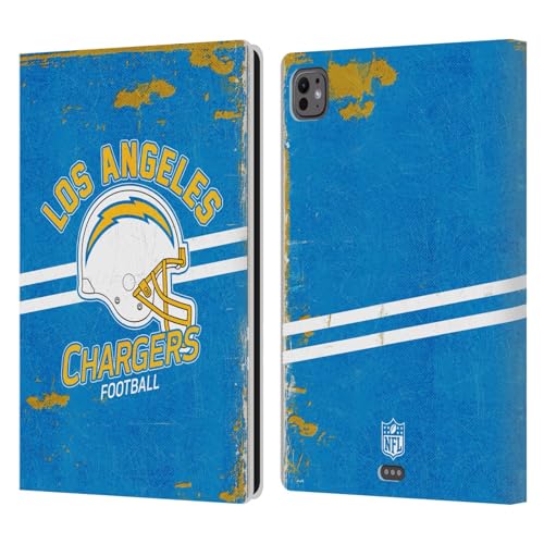 Housse iPad Pro 11 M4 NFL Chargers étui portefeuille protection tablette