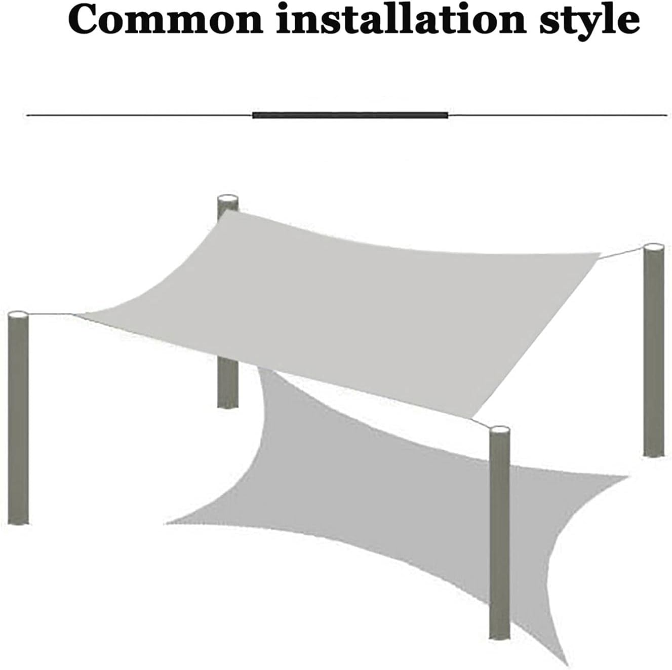 Sunshade Net,Garden Shade Mesh Tarp 80% Sunblock Shade Cloth Net Shade Mesh Tarp with Grommets UV Resistant Net Shade Fabric for Plants Garden,for Patio, Plant Cover, Greenhouse,White