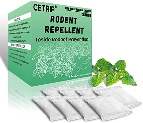 suphanlin CETRIP Peppermint Oil to Repel Mice and Rats,Mice Repellent for House,8 Pack Rodent Repellent,Rat Repellent Outdoor/Indoor,Mouse Deterrent Indoor, Rodent Deterrent