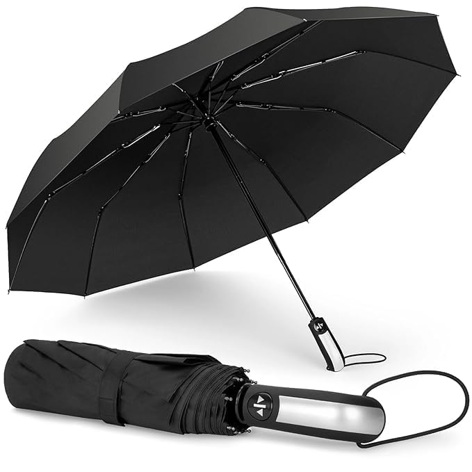 Automatic Open Golf Umbrella, Extra Large Oversize Windproof Waterproof Stick Umbrellas for Rain Umbrella for Men and Women and Family.-picture-30