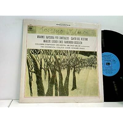 Brahms: Rapsodia Per Contralto - Canto Del Destino / Mahler: Lieder Eines Fahrenden Gesellen