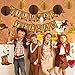 Western Party Decorations Pre-Strung Wild West Yee Haw Banner West Cowboy Hanging Swirls Honeycomb Balls Circle Dots Garland Ceiling Streamers for boys Western Cowboy Themed Birthday Party Decor