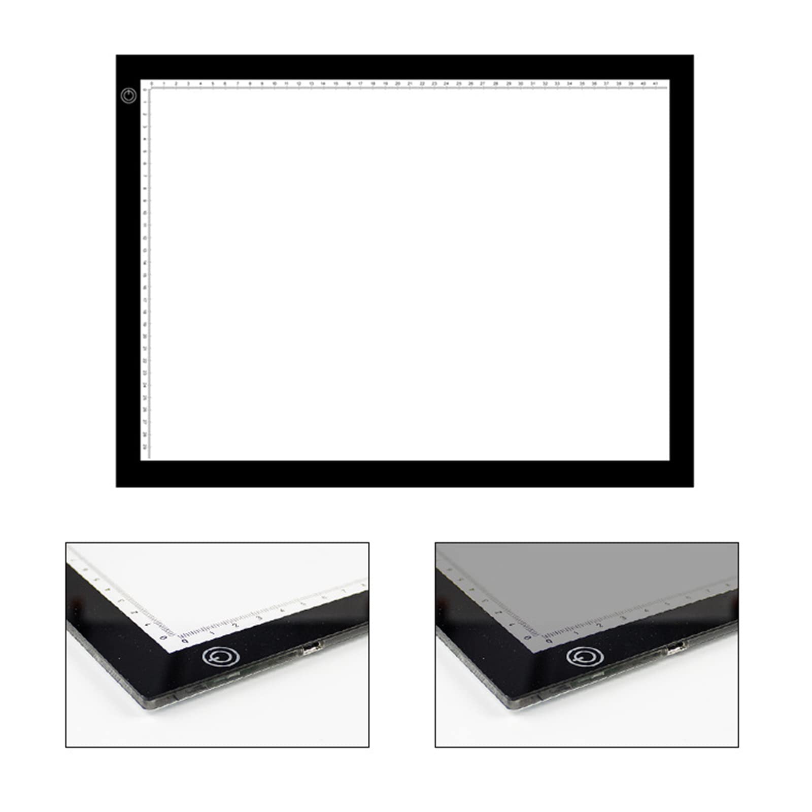 TECH DISCOUNT Table Lumineuse A4 Dessin Photo Enfant Led USB Portable Graphique Ultra-Plate Traçant Tablette Luminosité Tactile Artiste Tatouage
