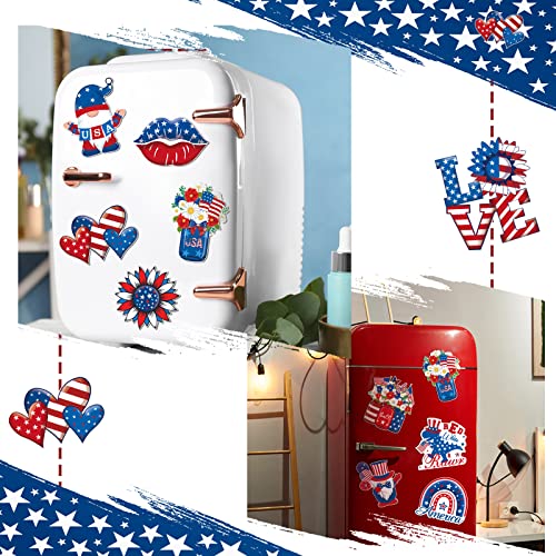 Set 12 imanes decorativos patrióticos para refrigerador miniatura 5