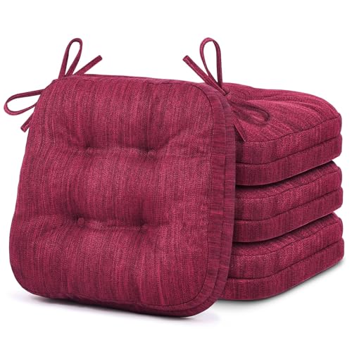 Shinnwa Memory Foam Dining Chair Cushions (4-Pack)