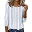 White Blue Stripe