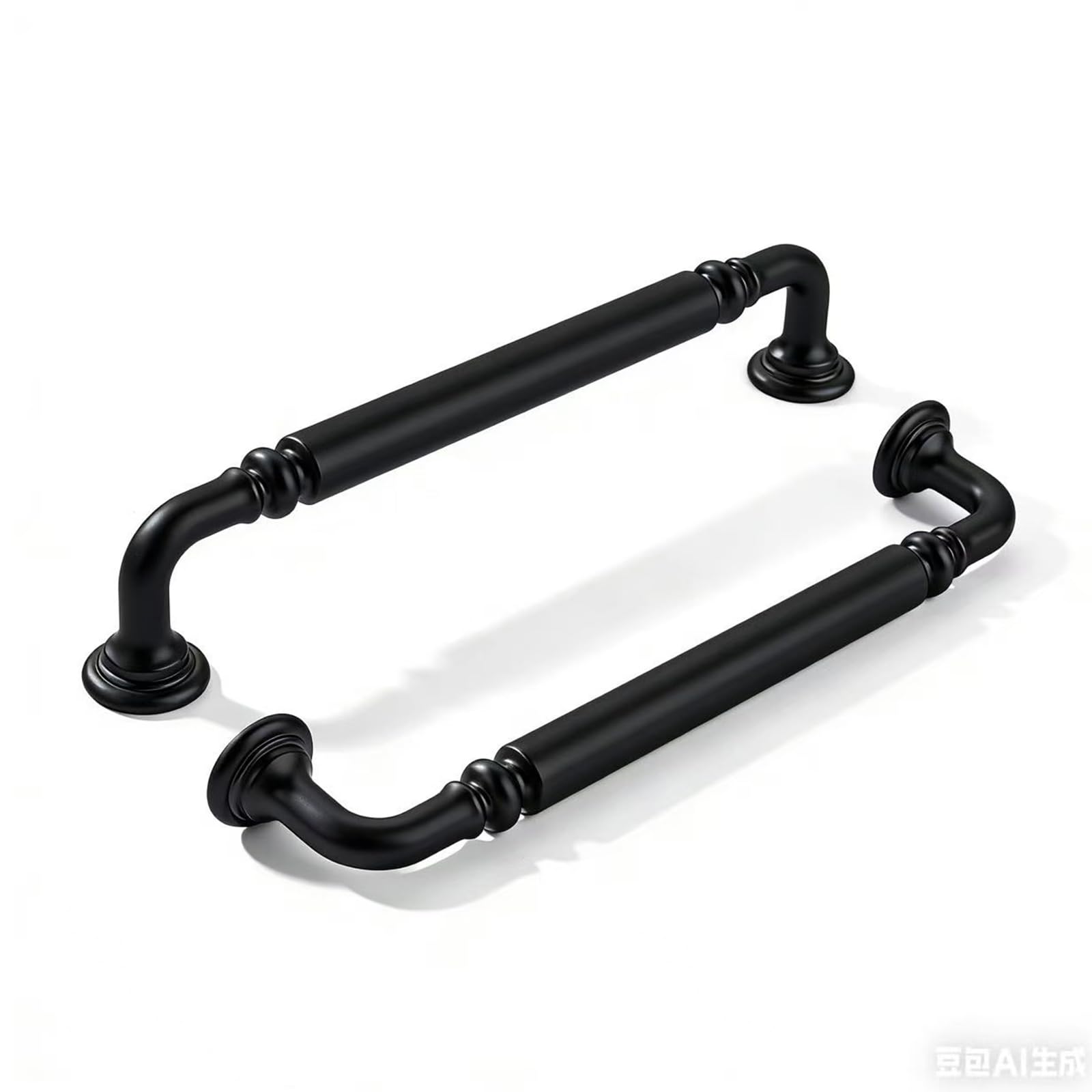 KHTUMEWARE-80392 Matte Black Cabinet Pulls CTC 5 in (128 mm) 2-Pack
