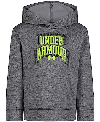 Image of Under Armour Boys' Fleece Pullover Hoodie Sweatshirt, Soft & Comfortable, Relaxed Fit