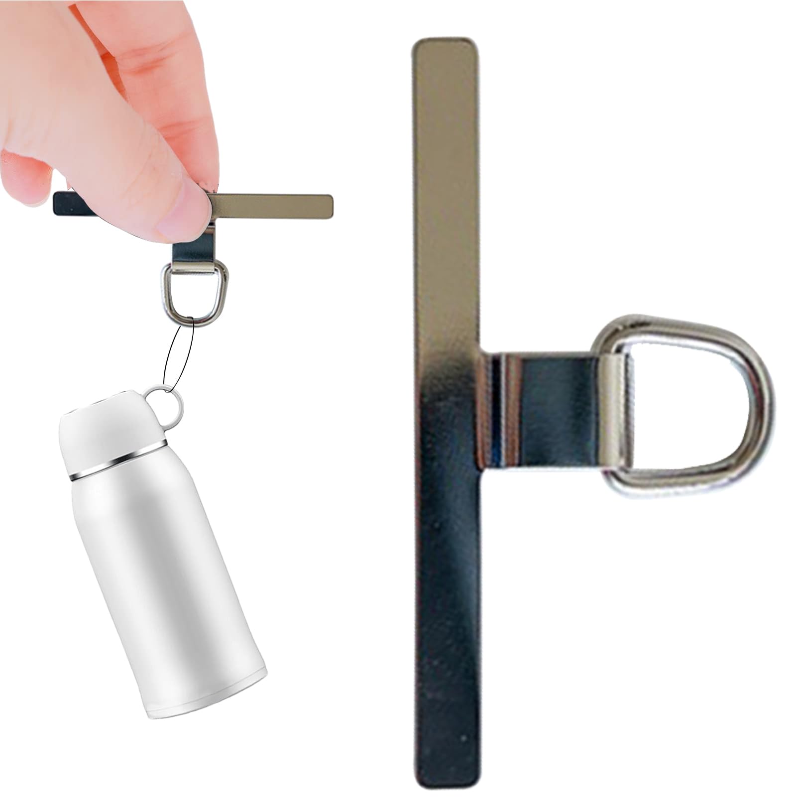 Parche de sujeción para teléfono | Pieza de conexión de seguridad | Almohadilla de sujeción para teléfono inteligente | Accesorio de cordón de metal para teléfono móvil, solución de anclaje para
