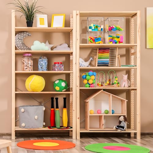 Image of Sorbus Clear Toy Storage Bins with Lids, Stackable (Large, 2 Pack)