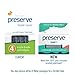 Preserve Shave 3 Razor Blade Refills - 3 Blade Razors for Women & Men - Titanium-Covered Shaver Cartridges with Vitamin E & Aloe Strip for Face & Body Shaving Kit - 4 Pack