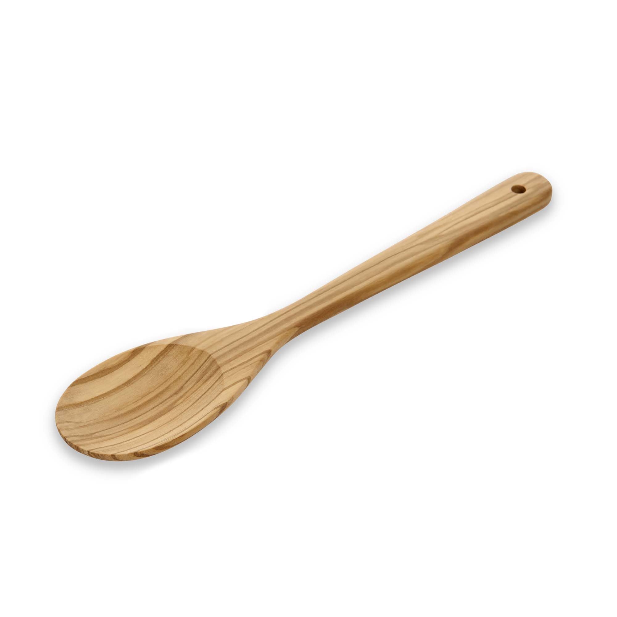 Fantes - Cuchara de cocina italiana de madera de olivo, hecha de madera de olivo italiana, 12 pulgadas, original del mercado italiano desde 1906