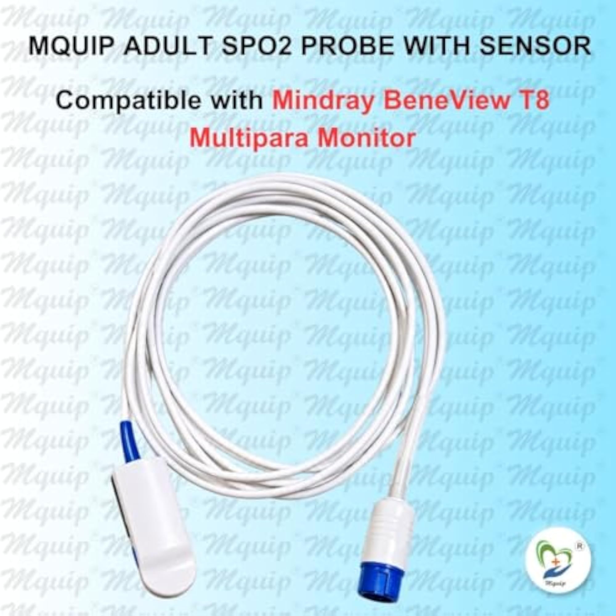 SpO Sensor Probe for Mindray BeneView T8 Monitor, 3 Meter Cable