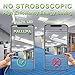 Latest 4FT LED Retrofit Kit, Troffer Quick Repair and Retrofit LED Kit, No Professional Tools Required, Super Bright LED Light