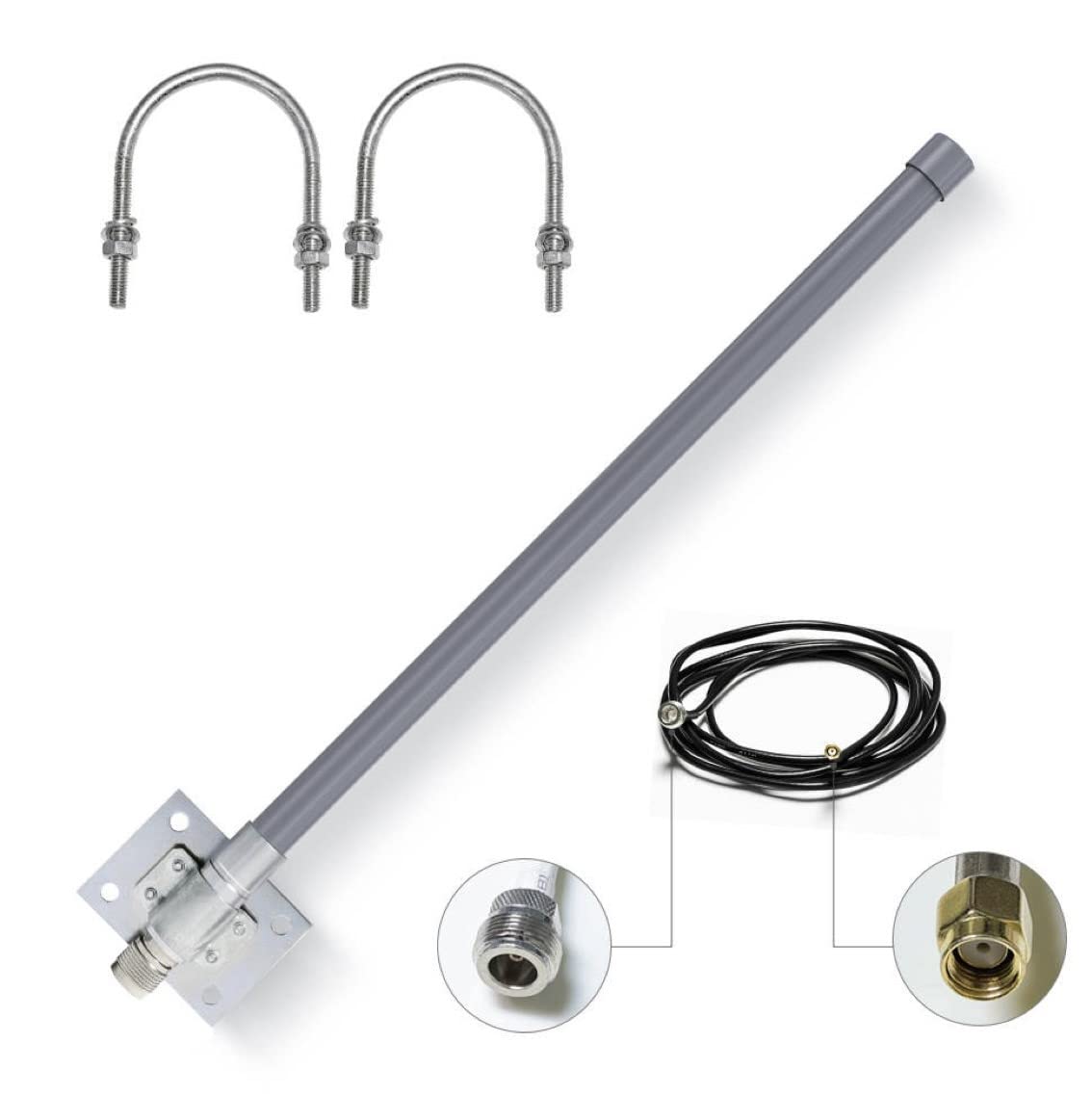 Buy 12 dbi Wide Range Helium Antenna with 10m Cable LMR400 868MHZ for