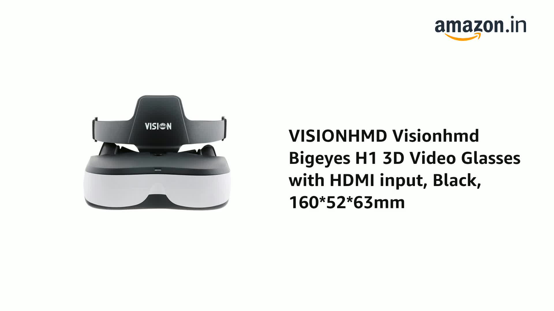 VISIONHMD Visionhmd Bigeyes H1 3D Video Glasses with HDMI