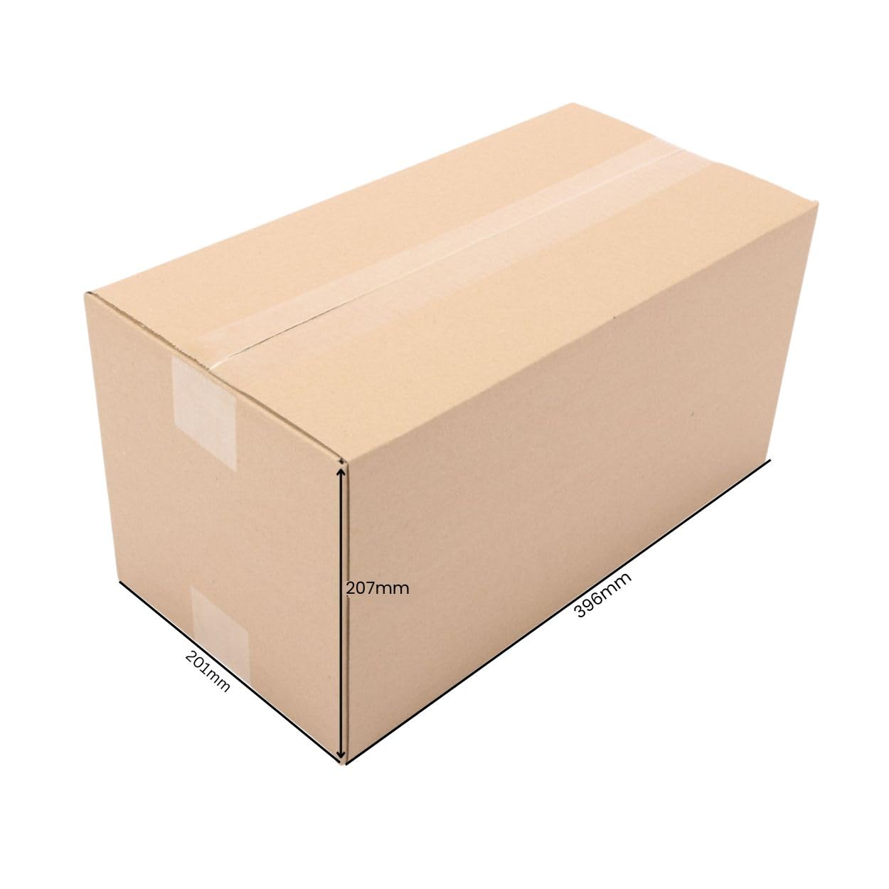 100 St. Faltkartons 400x200x200 1-wellig 12er Europaletten Modulkarton braun B-Welle Versandverpackung Bücherkarton Umzugskarton