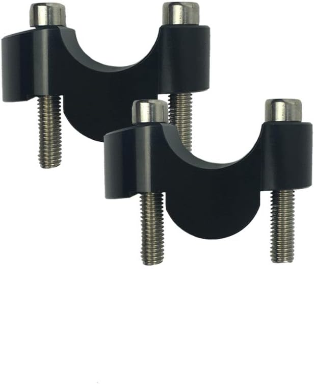 CNC Motorcycle Bar Clamps Handlebar Handle Bar Risers 20mm For Suzuki GSXS1000 GSXS1000F GSX S1000 S1000F 2015 2016 2017 2018 (Black)