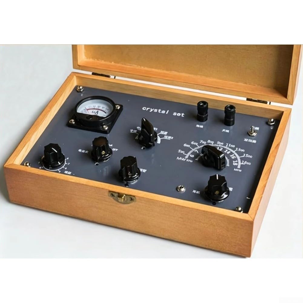 Retro AM SW para radio de cristal Set con doble bucle para antena