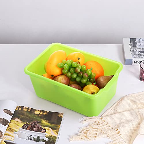 Wuweot 8 Pack Classroom Cubby Toy Bins, Easy-To-Grip Crafts Books Storage Bins, Plastic Stackable Toy Organizer For Classroom, Nursery, Playrooms And Home Organization #TOP5