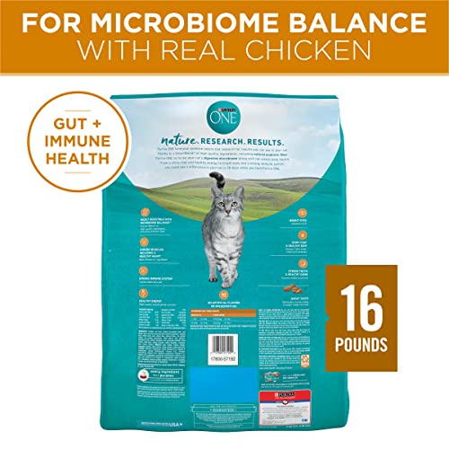 Purina ONE Natural Dry Cat Food, Tender Selects Blend With Real Chicken - 16 Lb. Bag - Image 7