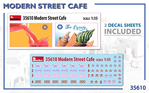 Miniart 1:35 - ModernStreet Cafe, Small - Image 3