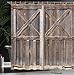 ABAKUHAUS Rústico Cortina de Baño, Antiguo Almacén de Madera, Material Resistente al...
